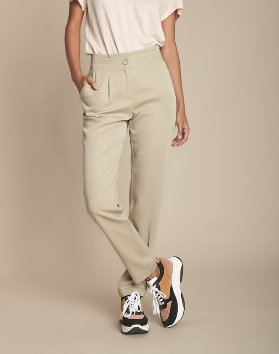Pantalon argile cigarette Elfe | 1-2-3 Pantalon argile cigarette Elfe PhotoZ | 1-2-3