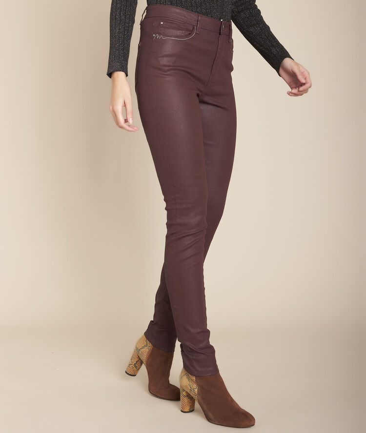 Die ikonische ebenholzfarbene slim jeans socrate dunkelbraun.