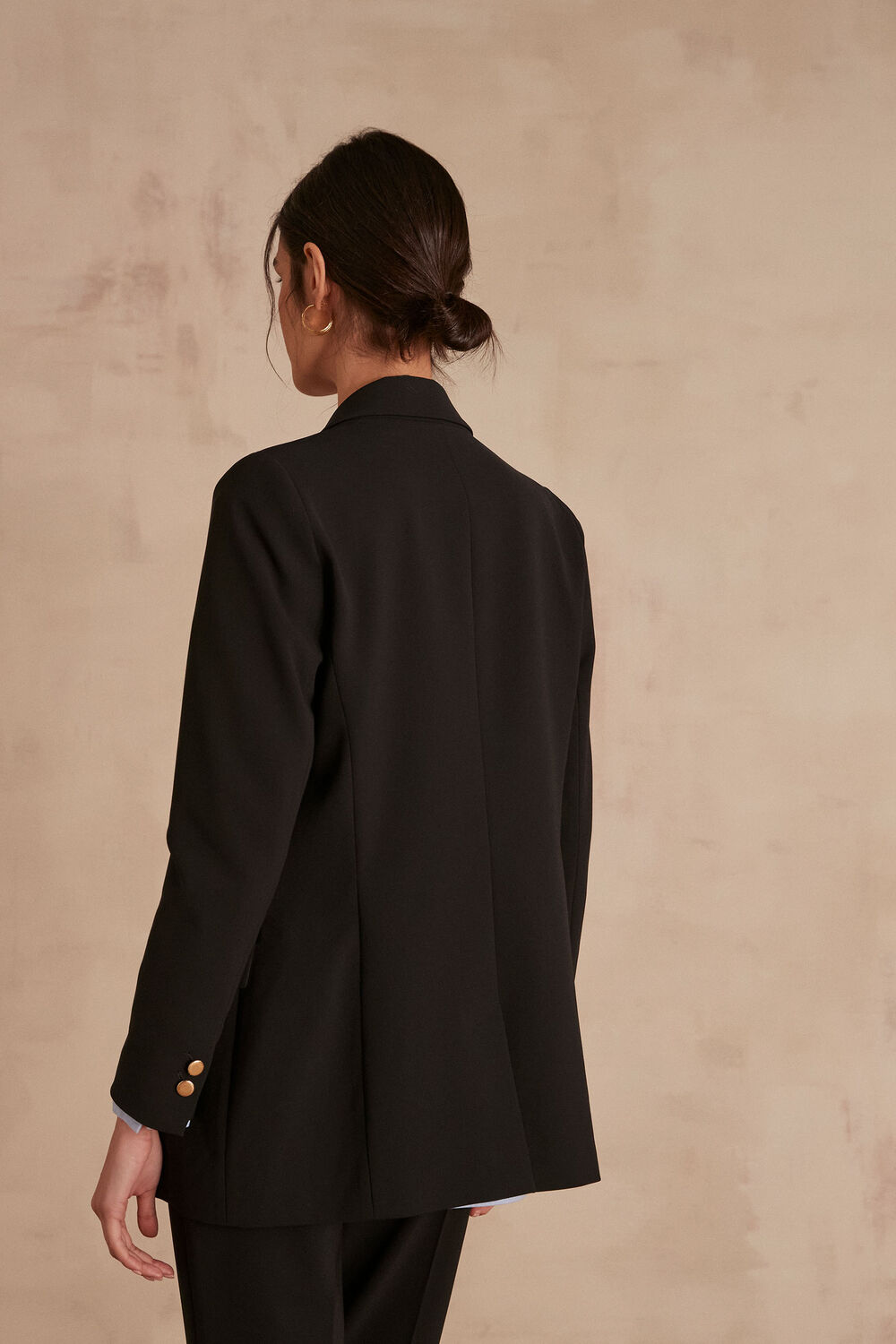 Veste en microfibre noire florine noir.