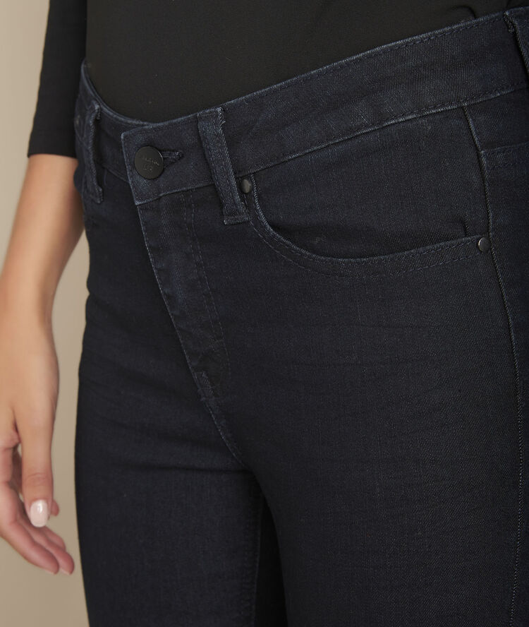 L'audacieux skinny : jean blue black scoty ciment.