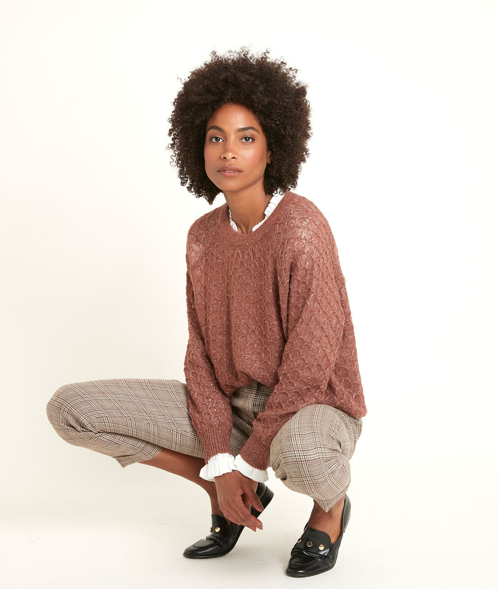 Pull ajouré brillant Roswell | 1-2-3 Pull ajouré brillant Roswell PhotoZ | 1-2-3
