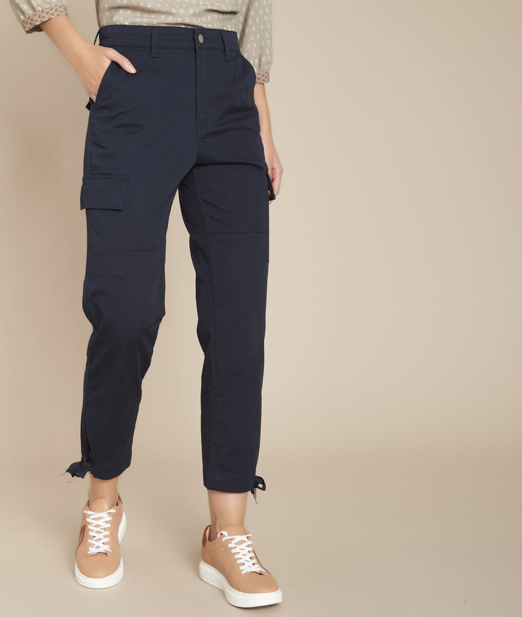 Pantalon cargo marine Silvio | 1-2-3 Pantalon cargo marine Silvio PhotoZ | 1-2-3