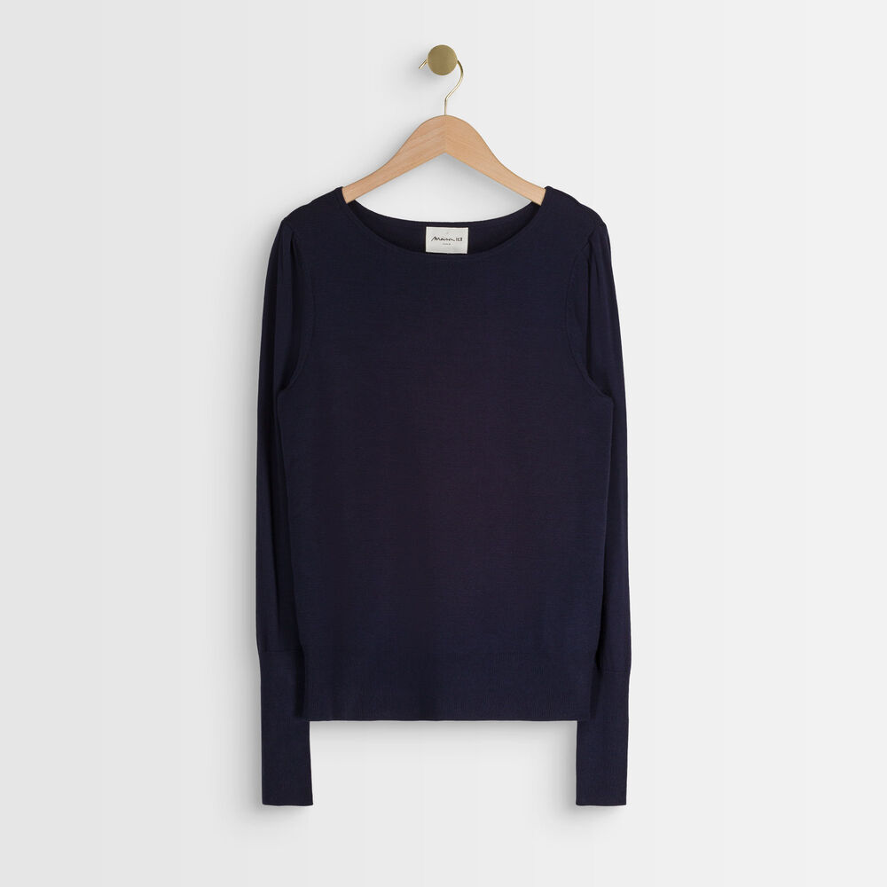 Pull en viscose ecovero® marine adelie marine.