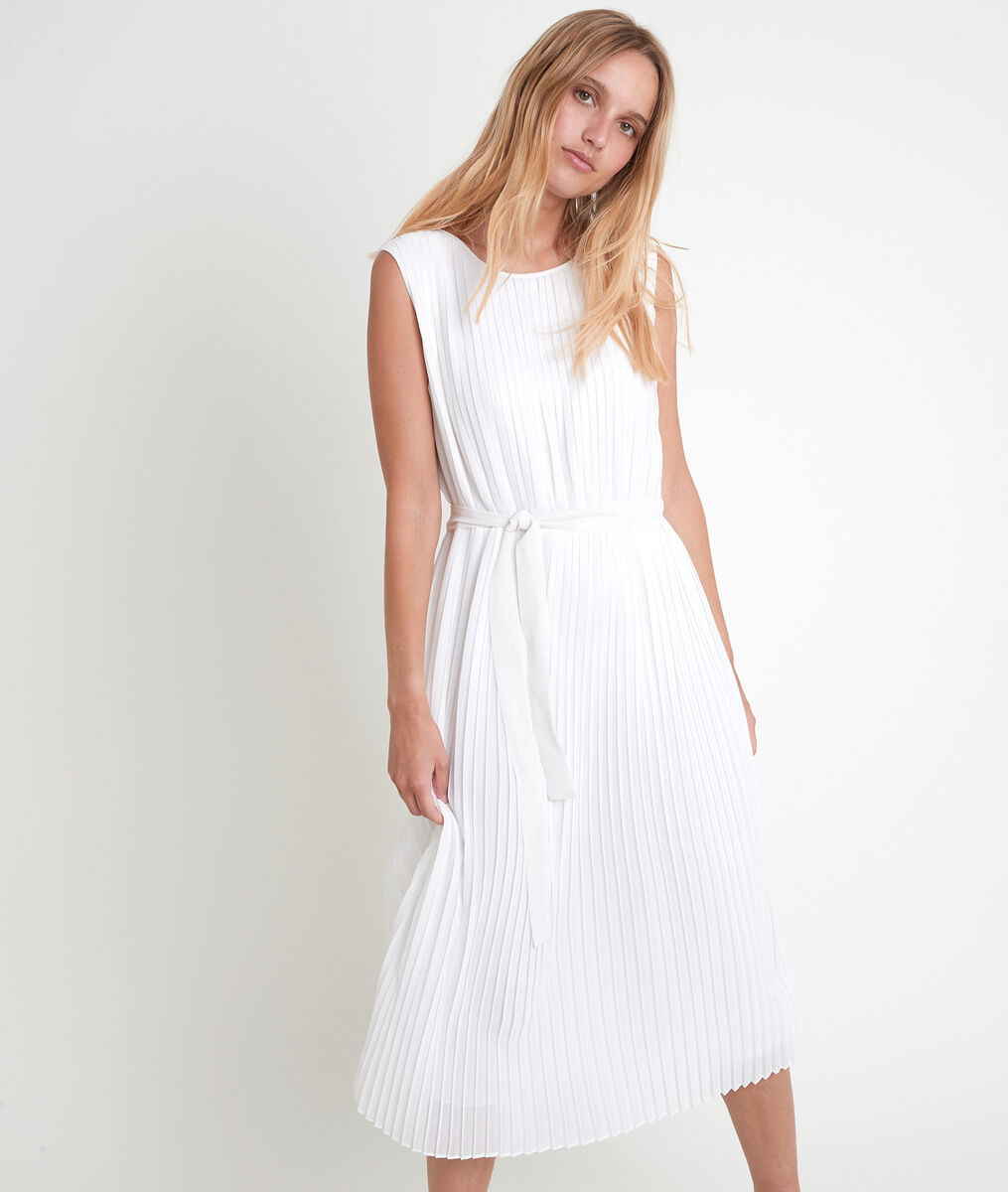 Robe plissée écrue irisée Marlène | 1-2-3 Robe plissée écrue irisée Marlène PhotoZ | 1-2-3