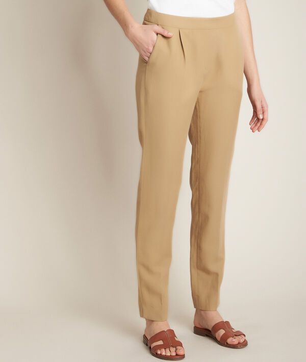 Havannabraune Cropped Hose Ilias | 1-2-3 Havannabraune Cropped Hose Ilias PhotoZ | 1-2-3