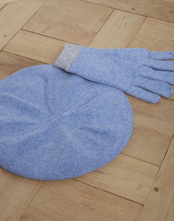 Gants en cachemire azur Vermont | 1-2-3 Gants en cachemire azur Vermont PhotoZ | 1-2-3