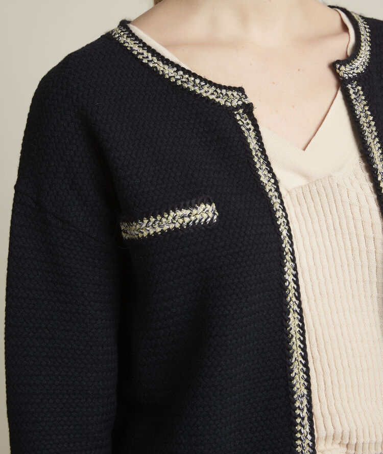 Gilet long danilet noir.