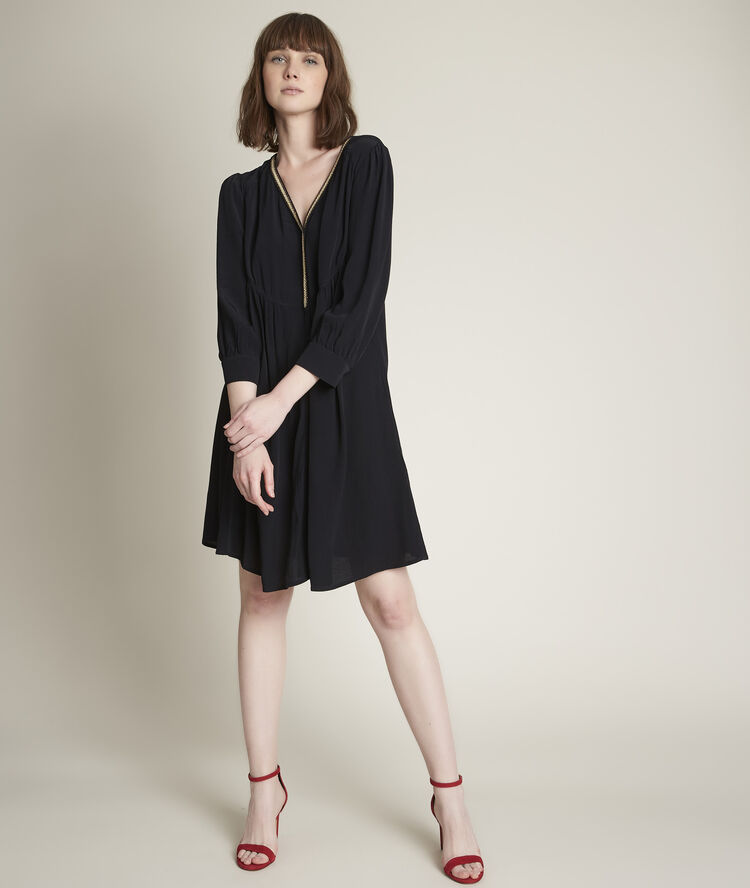 Robe fluide chlotilde noir.