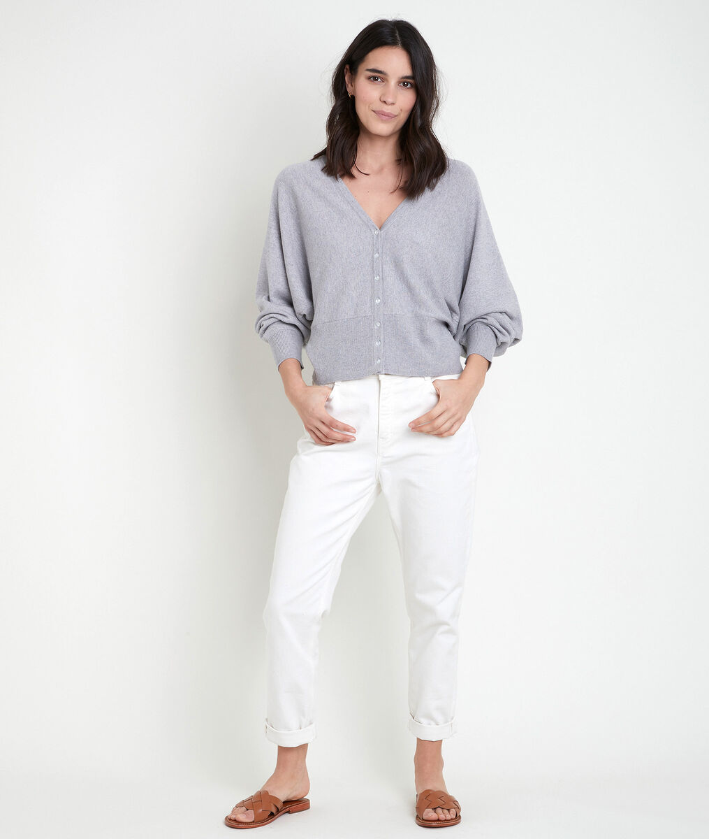Gilet en polyamide recyclé gris Aldo | 1-2-3 Gilet en polyamide recyclé gris Aldo PhotoZ | 1-2-3