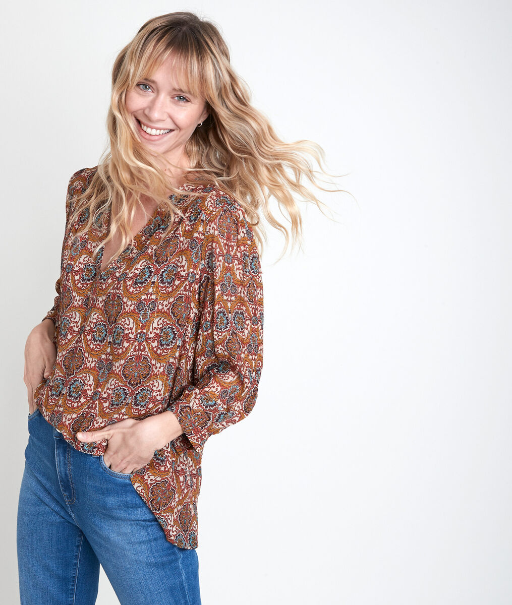 Blouse imprimée Elsa | 1-2-3 Blouse imprimée Elsa PhotoZ | 1-2-3