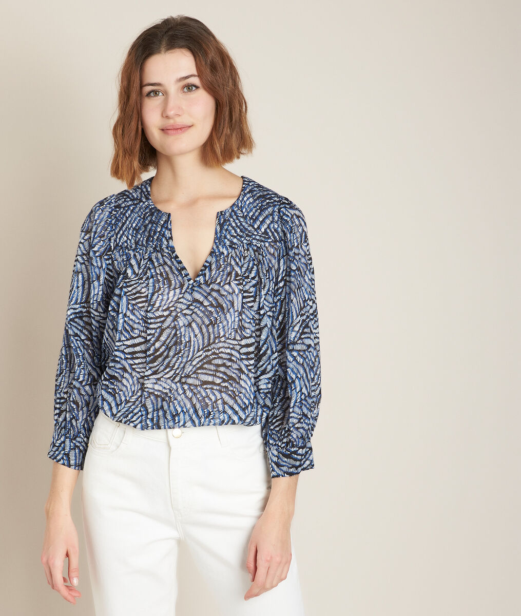 Blouse met print Etoile | 1-2-3 Blouse met print Etoile PhotoZ | 1-2-3