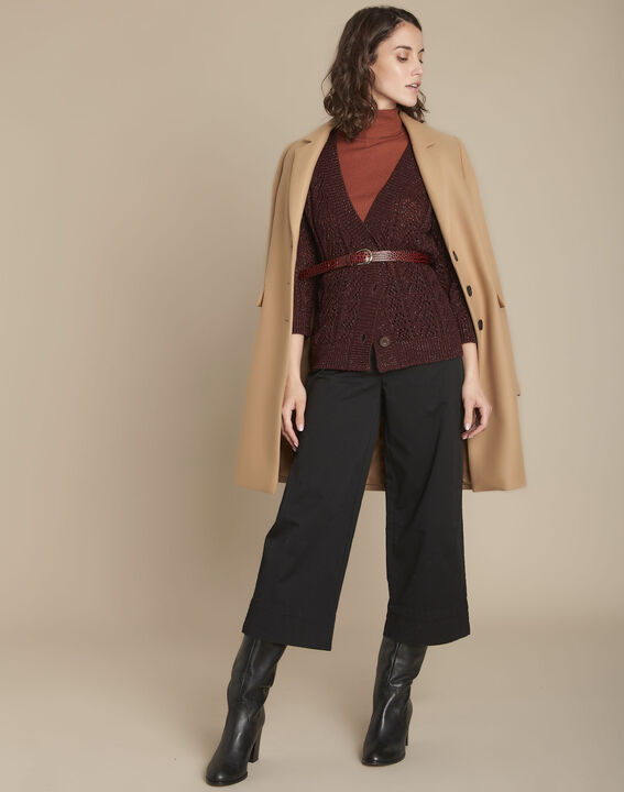 Gilet en maille lurex ébène Flashdance | 1-2-3 Gilet en maille lurex ébène Flashdance PhotoZ | 1-2-3