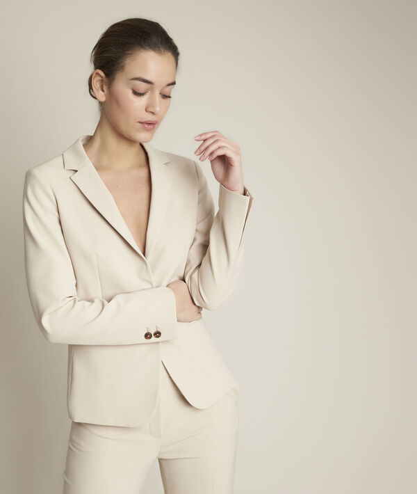 Veste microfibre beige Sarry | 1-2-3 Veste microfibre beige Sarry PhotoZ | 1-2-3