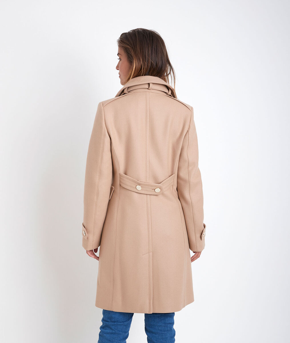 Camelfarbener Wollmantel Orma Damen Maison 123