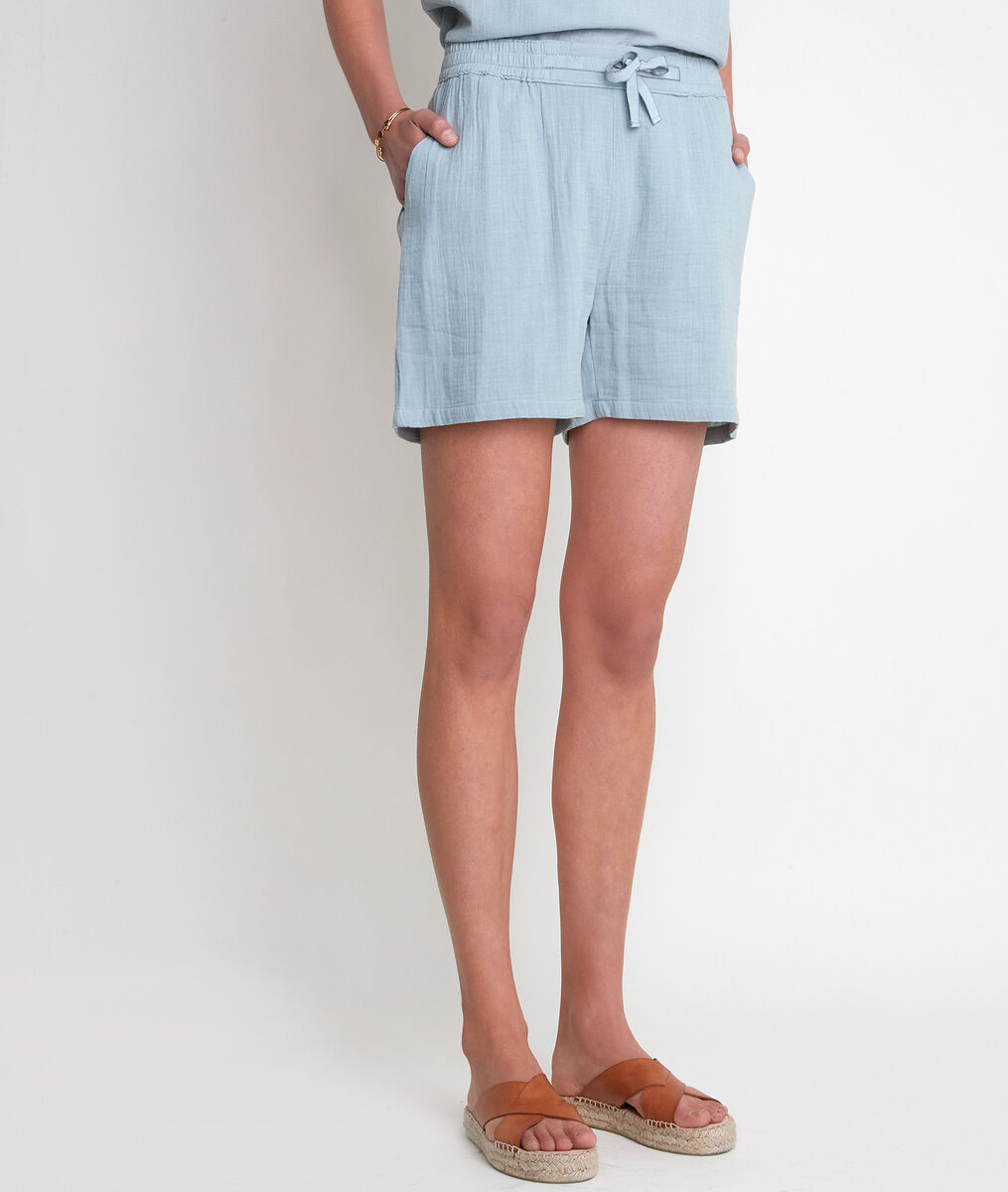 Short en coton céladon Florice | 1-2-3 Short en coton céladon Florice PhotoZ | 1-2-3