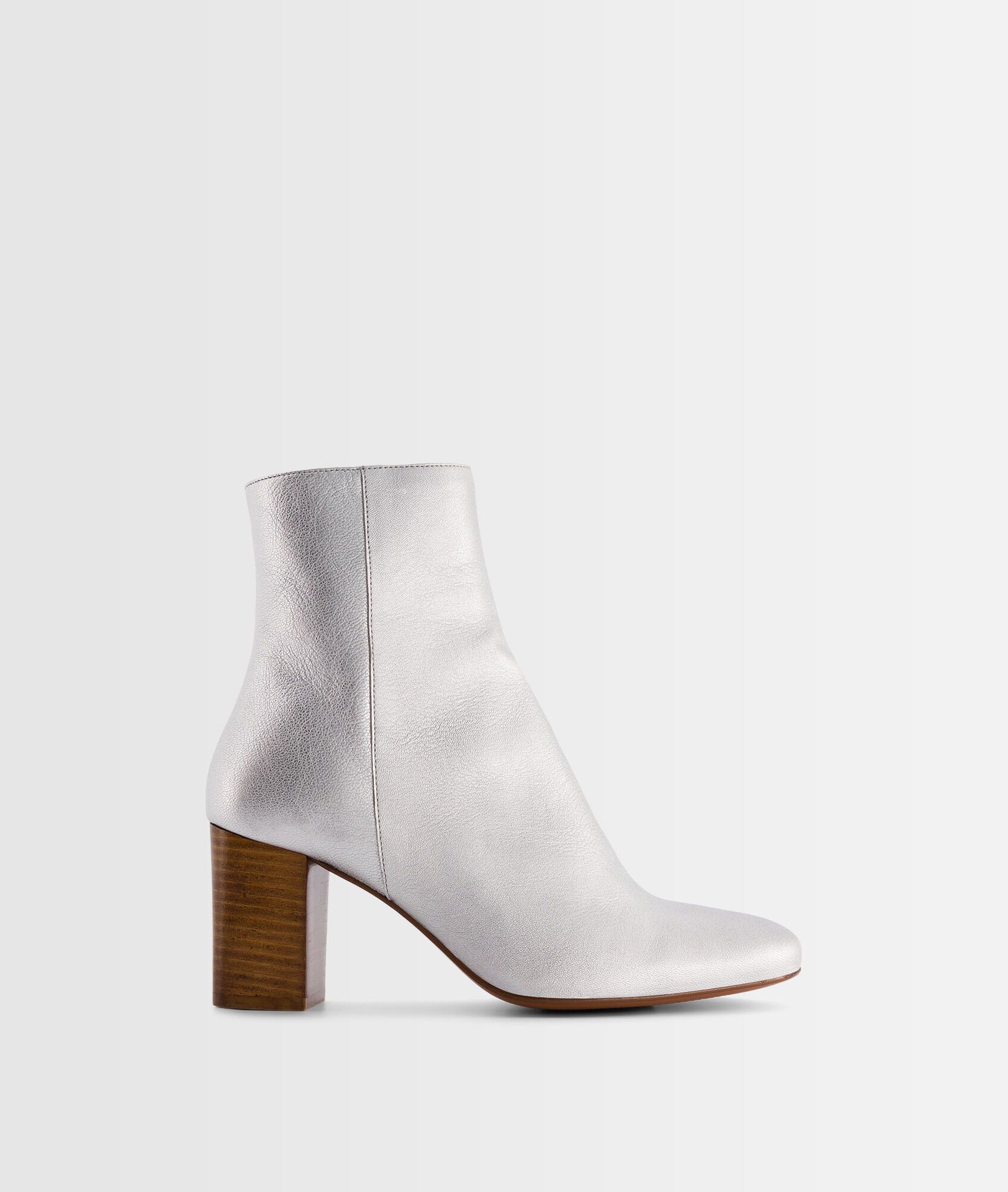 bottine ouverte talon argent beige bottine ouverte talon argent beige