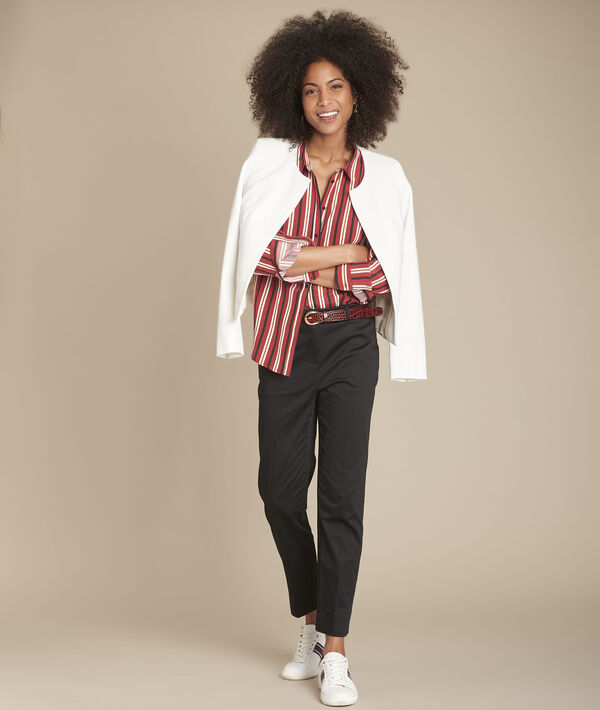 Chemise rouge rayée Minsk | 1-2-3 Chemise rouge rayée Minsk PhotoZ | 1-2-3