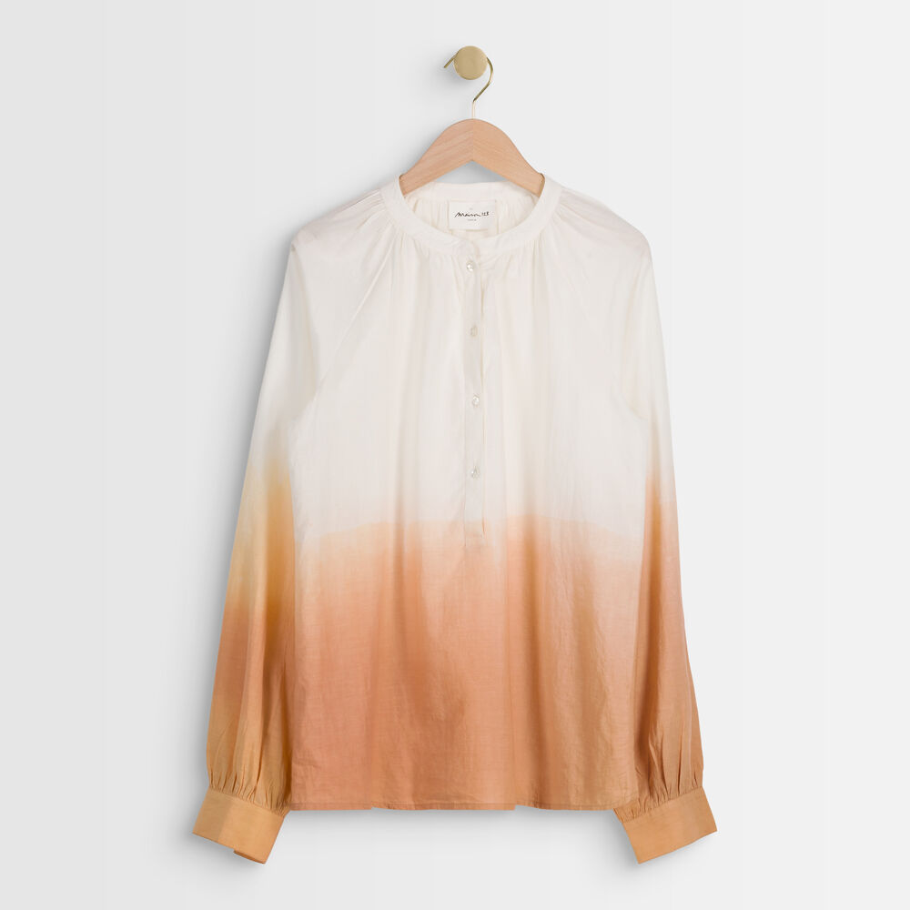 Blouse beige tye and dye terry beige.