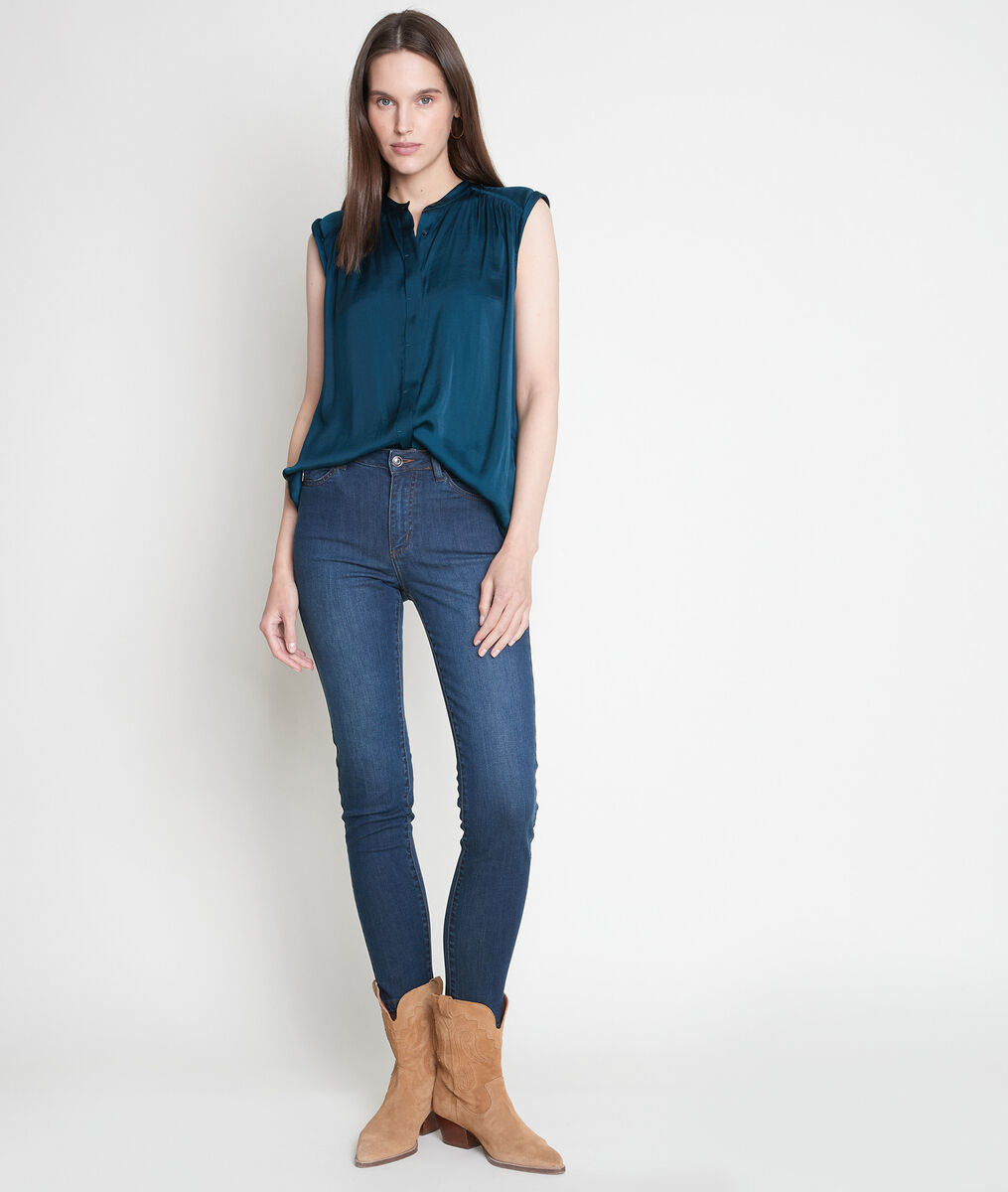 Jean slim taille haute en denim brut Nateo | 1-2-3 Jean slim taille haute en denim brut Nateo PhotoZ | 1-2-3