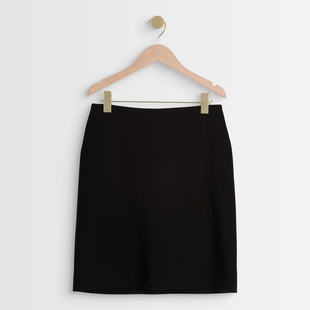 Jupe en microfibre noire bossa noir.