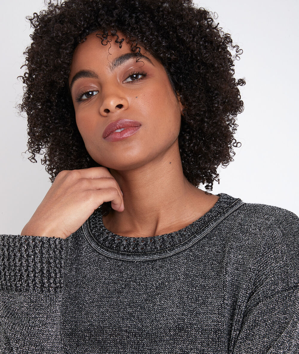 Pull lurex noir roline noir.