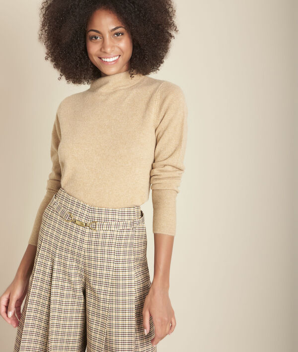 Pull en cachemire havane Flocon | 1-2-3 Pull en cachemire havane Flocon PhotoZ | 1-2-3