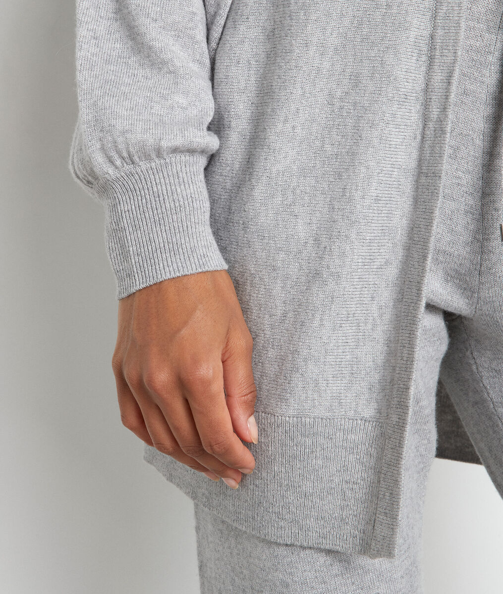 Cardigan long gris chiné Terence | 1-2-3 Cardigan long gris chiné Terence PhotoZ | 1-2-3