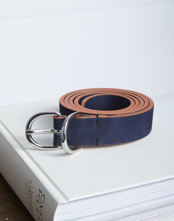 Ceinture en cuir marine Quorentin | 1-2-3 Ceinture en cuir marine Quorentin PhotoZ | 1-2-3