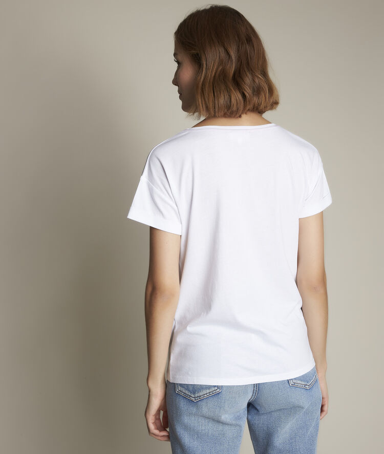 Tee-shirt sérigraphié river blanc.