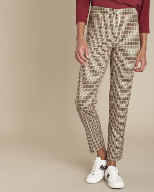 Pantalon cigarette à carreaux Valero (1) - Maison 123