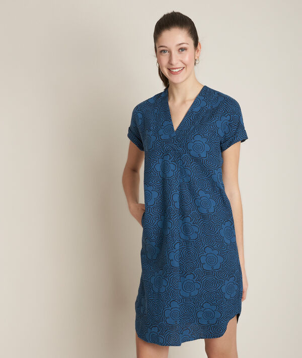 Robe en lin imprimée Christina | 1-2-3 Robe en lin imprimée Christina PhotoZ | 1-2-3