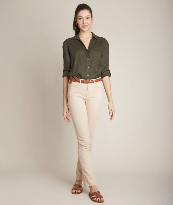 L'Original 123 : jean droit beige Sonia | 1-2-3 L'Original 123 : jean droit beige Sonia PhotoZ | 1-2-3