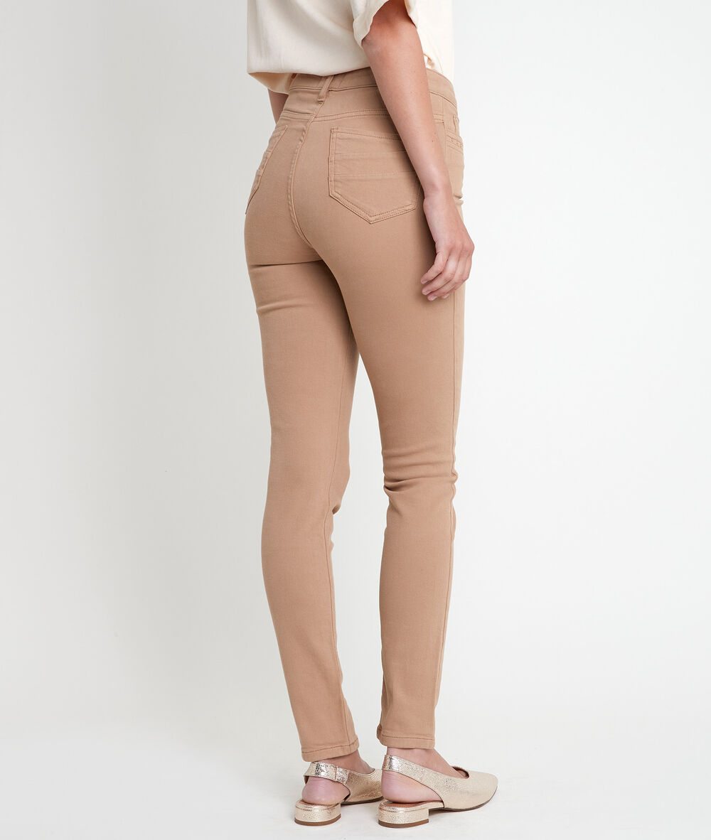 L'iconique slim jean en coton recyclé beige suzy beige.