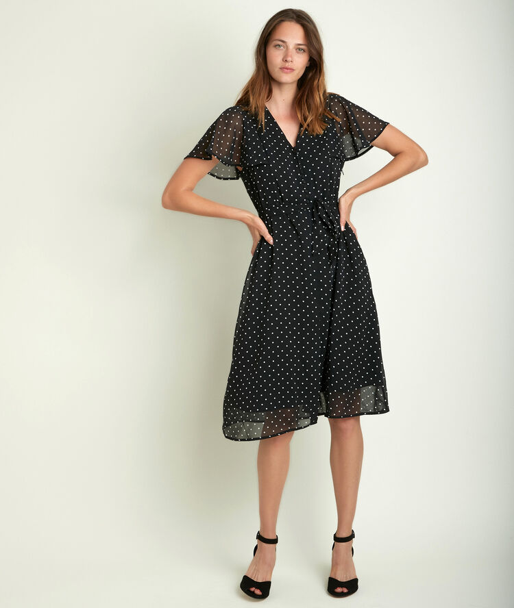 Robe midi à pois carima.