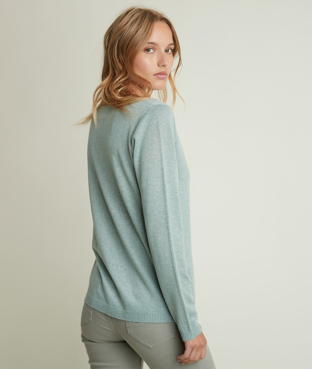 Pull fin brillant ardoise ryo ardoise.