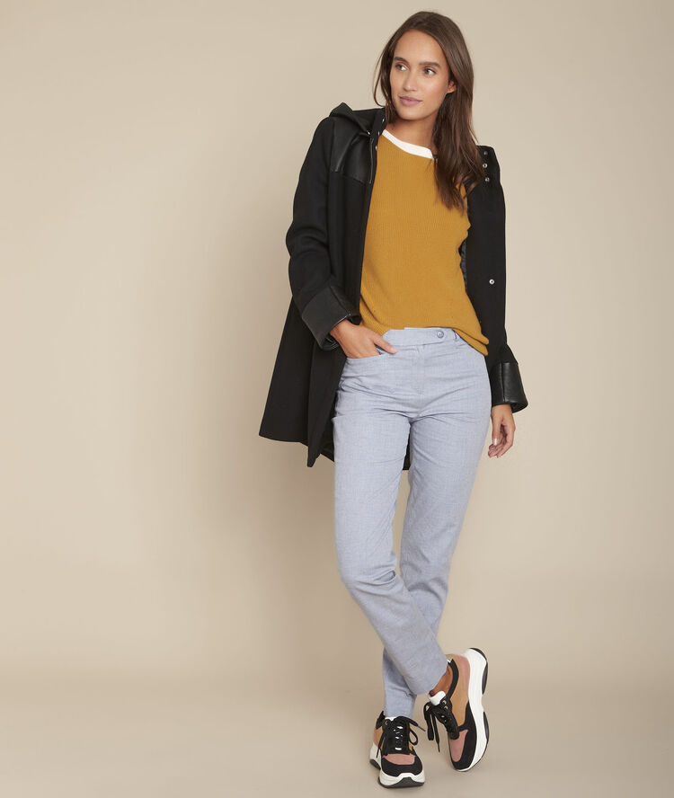 Blauwe sigaretbroek valero bleu moyen.