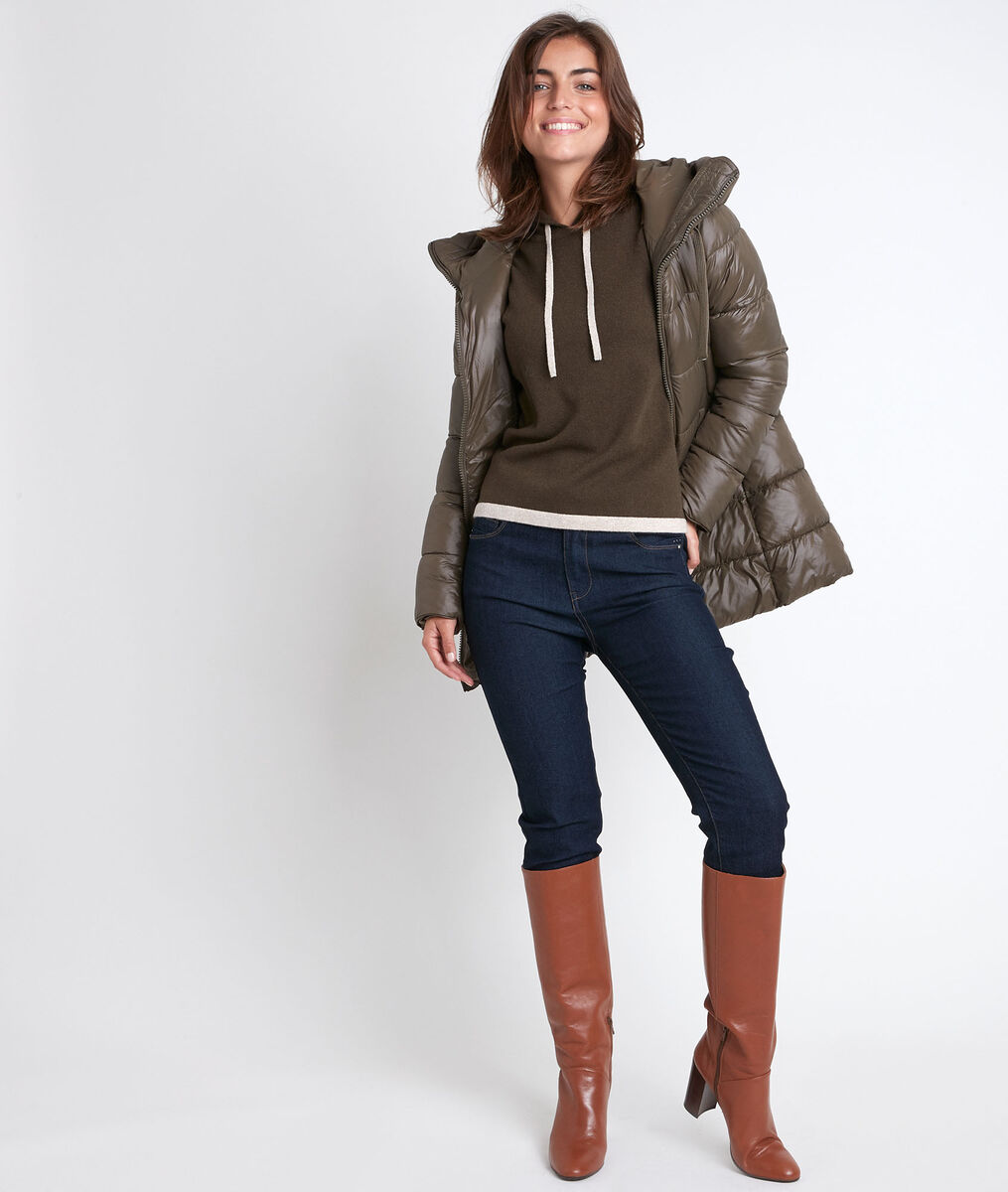 Sweat en laine et cachemire kaki Rituel | 1-2-3 Sweat en laine et cachemire kaki Rituel PhotoZ | 1-2-3