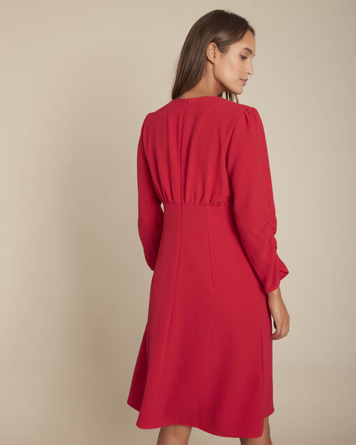 Robe rouge cintrée ideale grenade.
