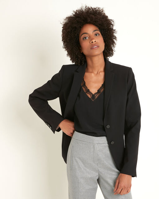 Veste microfibre noire Sarry (1) - Maison 123