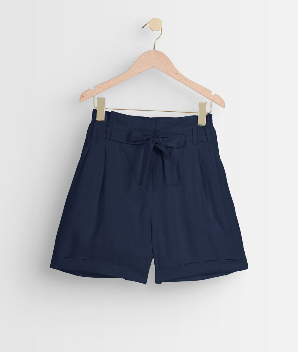 Short en lin certifié marine fariel marine.