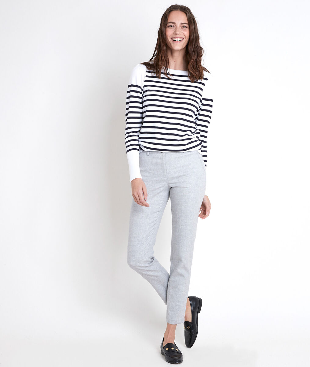 Pantalon cigarette gris lurex Mei | 1-2-3 Pantalon cigarette gris lurex Mei PhotoZ | 1-2-3