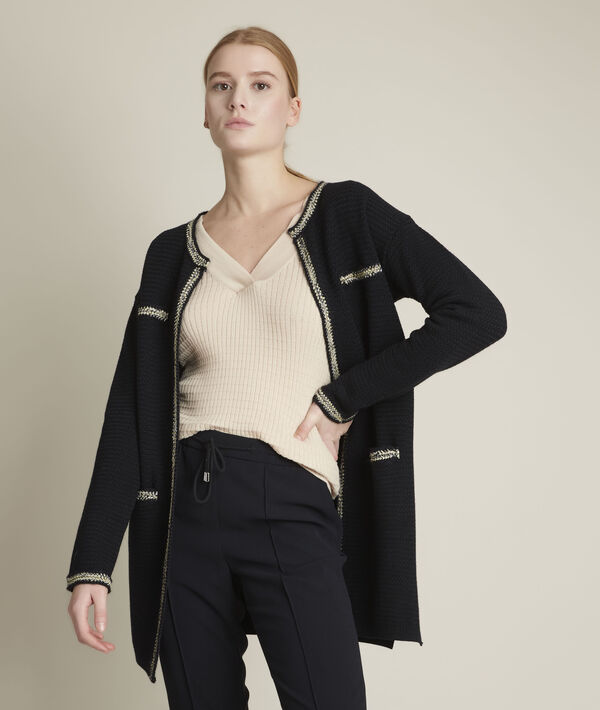 Pull beige en polyester recyclé Dolmen | 1-2-3 Pull beige en polyester recyclé Dolmen PhotoZ | 1-2-3