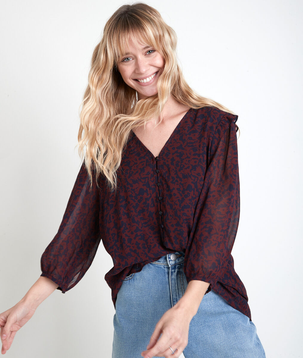 Blouse imprimée Tanger | 1-2-3 Blouse imprimée Tanger PhotoZ | 1-2-3