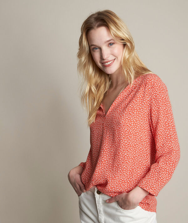 Blouse imprimée Eclipse | 1-2-3 Blouse imprimée Eclipse PhotoZ | 1-2-3