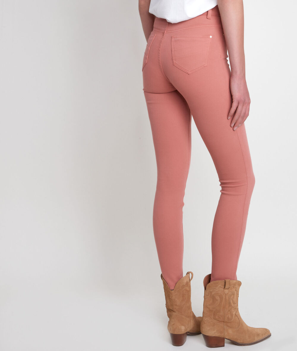 Jean slim casual suzy 2 en coton organique et recyclé fraise fraise.