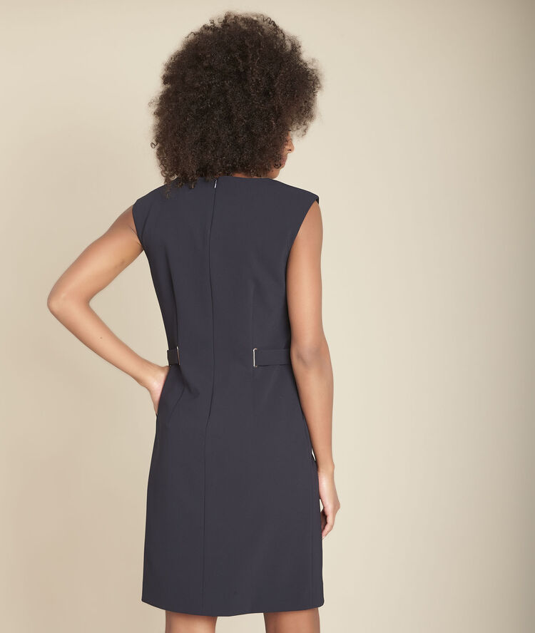 Robe droite marine idem marine.
