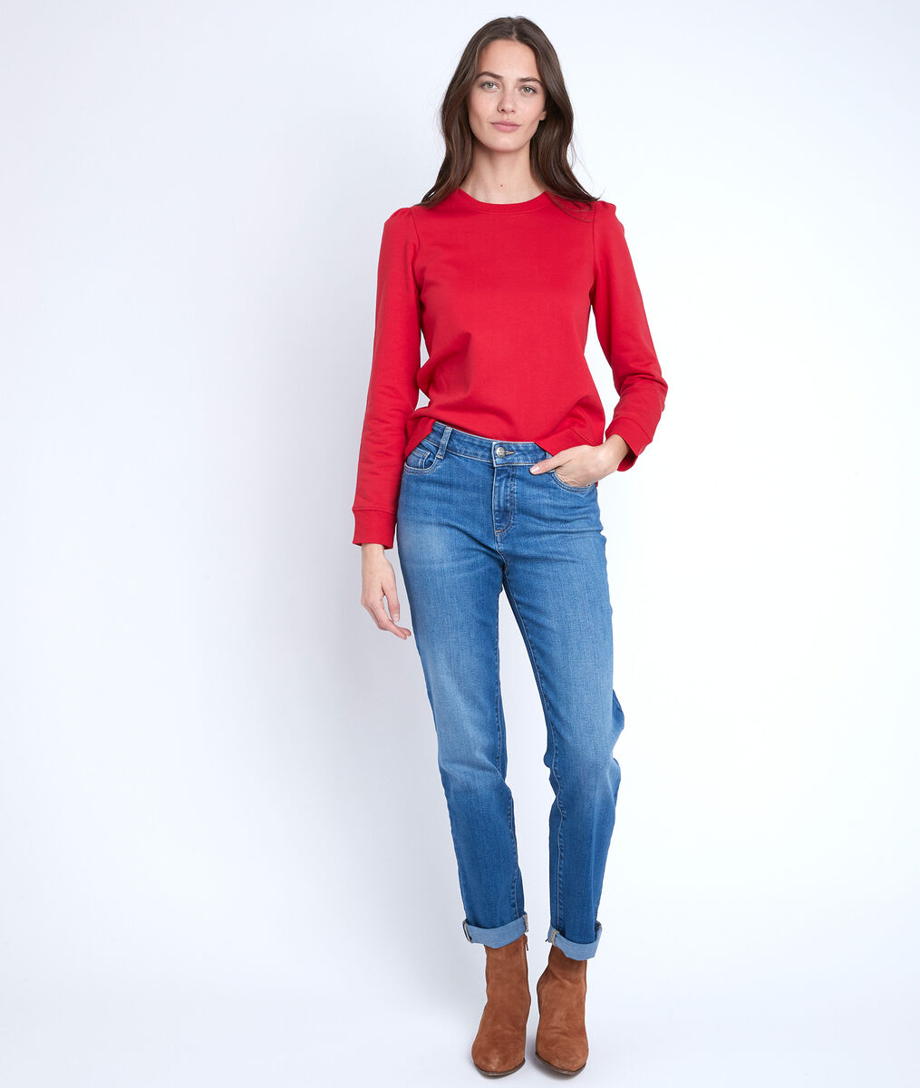 Jean boyfriend stone used Cachou | 1-2-3 Jean boyfriend stone used Cachou PhotoZ | 1-2-3