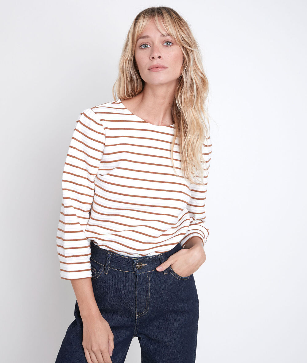 Tee-shirt rayé tomette delice tomette.