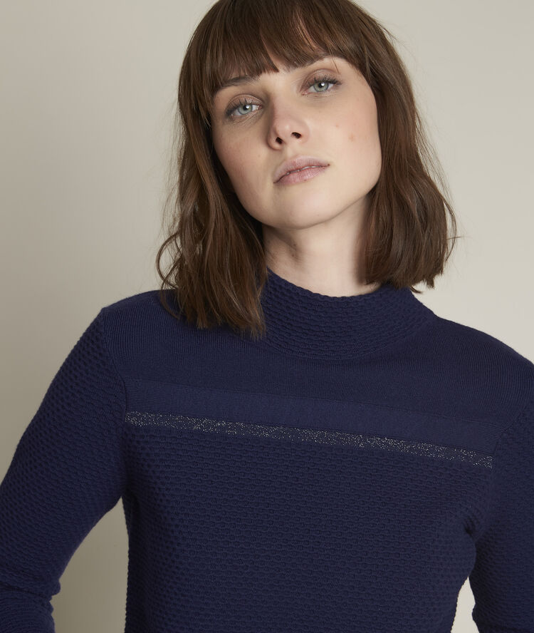 Pull ottoman dolce encre.
