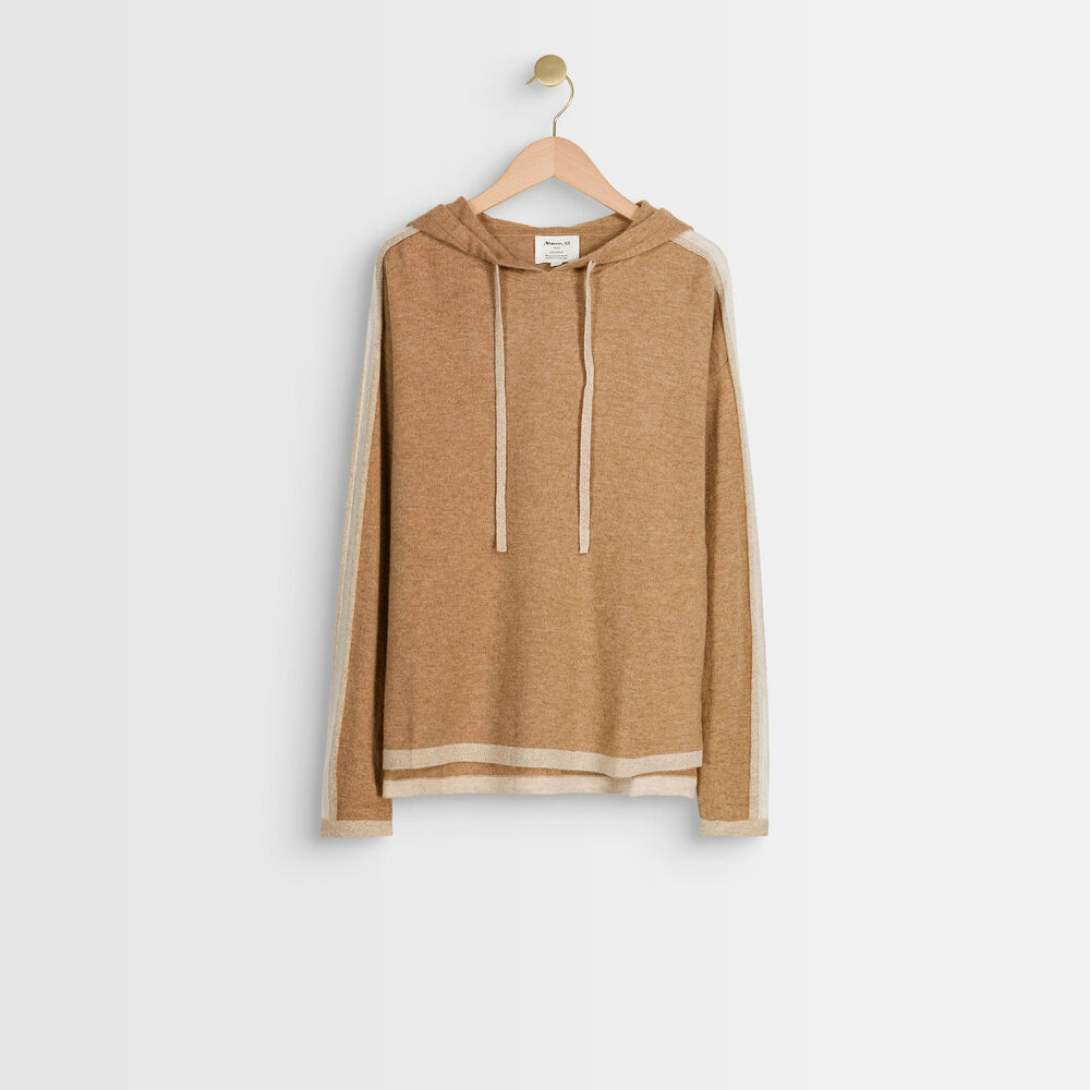 Sweat en laine et cachemire rituel havane.